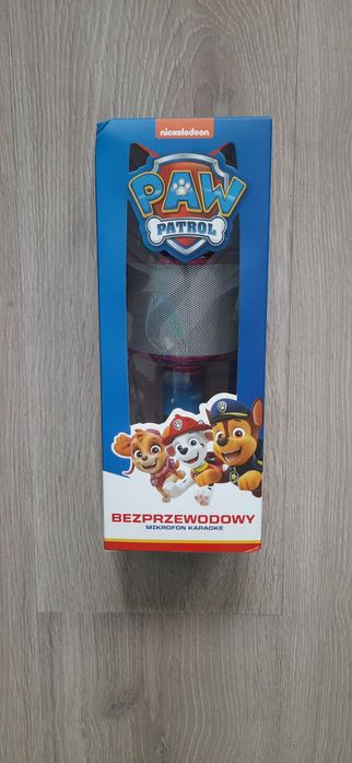 Bezprzewodowy mikrofon karaoke psi patrol