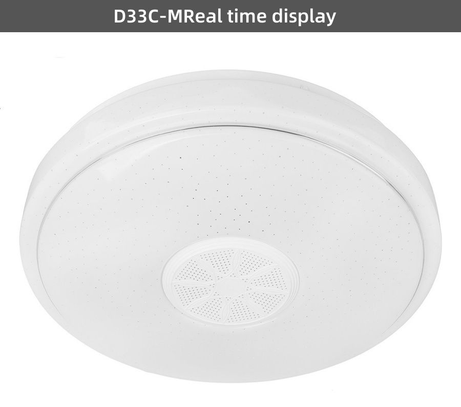 Luz de Teto LED RGB com Bluetooth, Música e Controlo Remoto