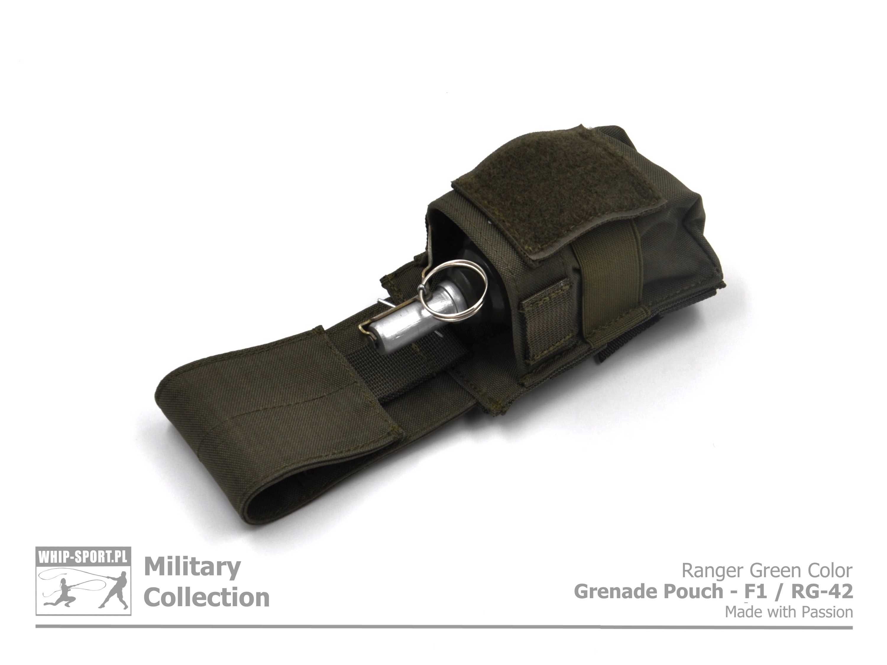 Ładownica / kieszeń na granat F1 / RG-42 - Ranger Green IRR