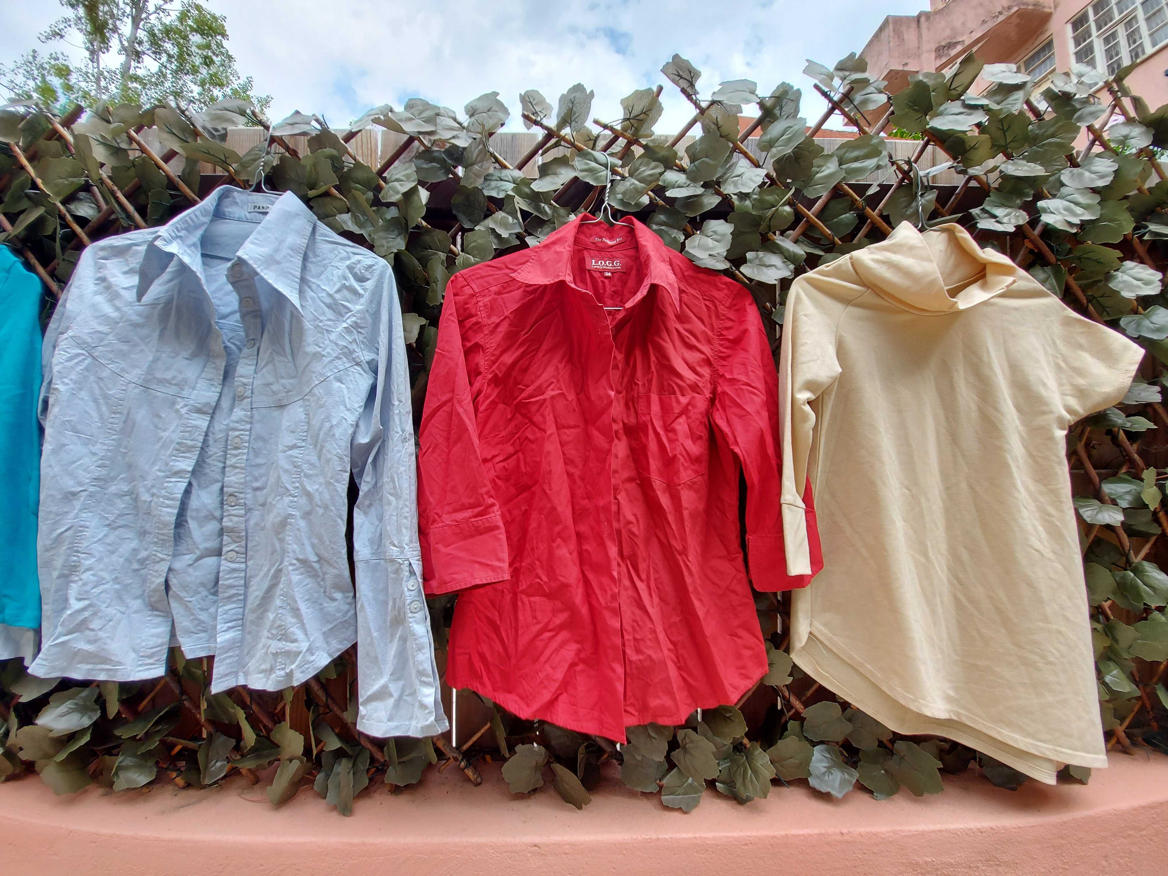 Conjunto 5 peças Tam. S - 2 Camisas, 2 Camisolas, 1  Túnica