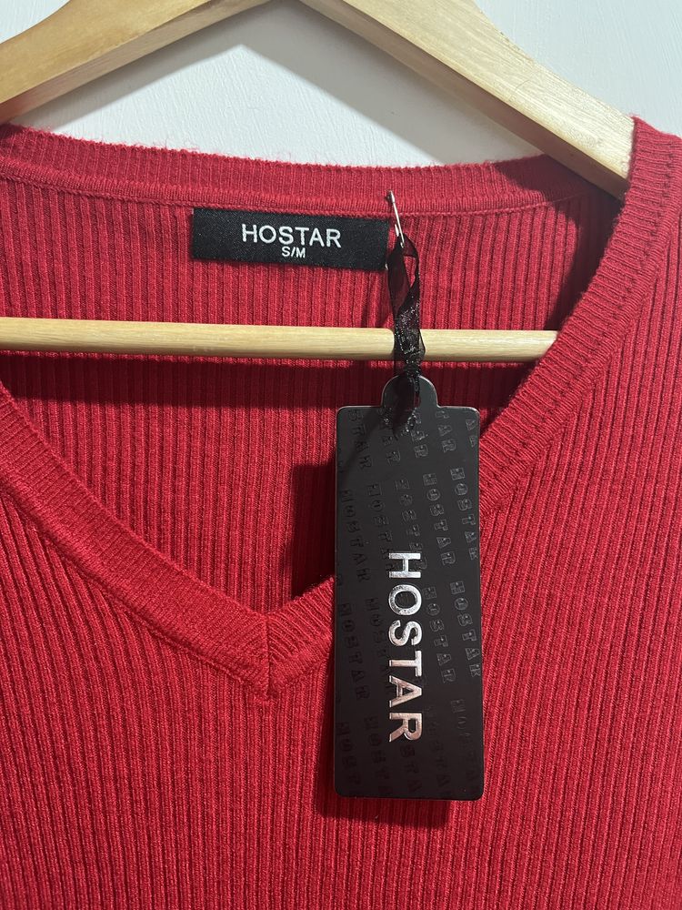 Nowy sweter damski z merino i kaszmiru S/M