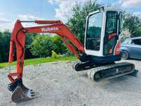 Kubota U 25-3  Kubota U 25-3, nie CAT Takeuchi Yanmmar JCB Bobcat Volvo Komatsu