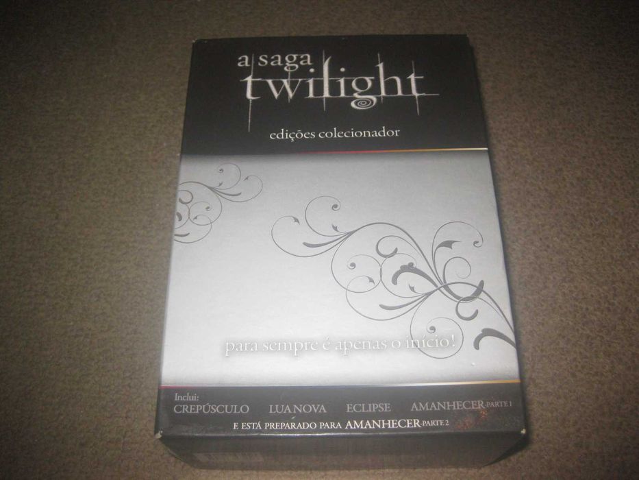 Colecção Completa DVD "Twilight" Edição Especial com Box Arquivadora!