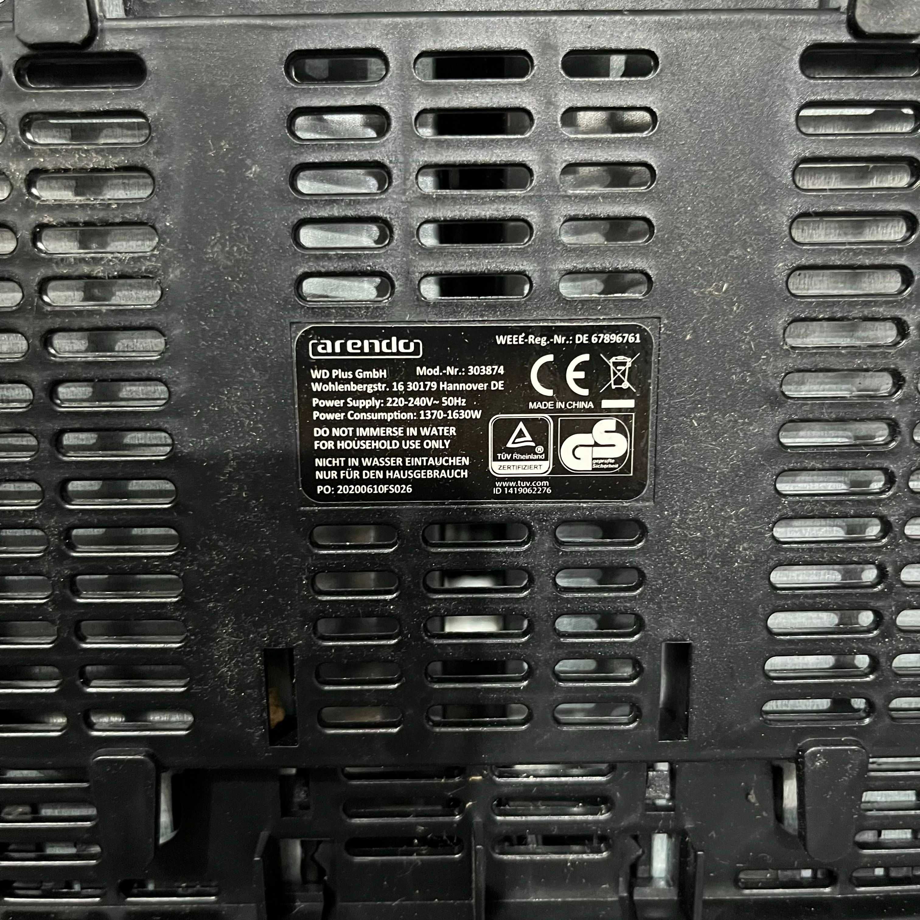 Toster Arendo 303874, 1630W, Do 4 Kromek, Z Funkcją Rozmrażania