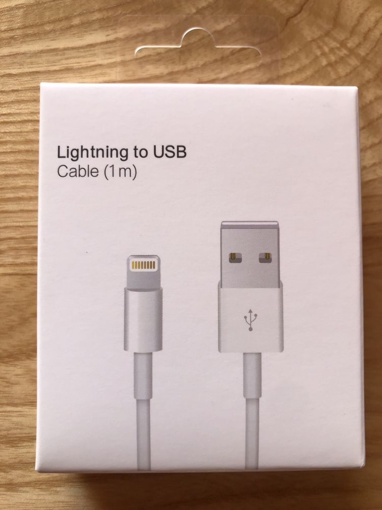 Кабель для зарядки iPhone, iPod, iPad / Lightning to USB / 1 м