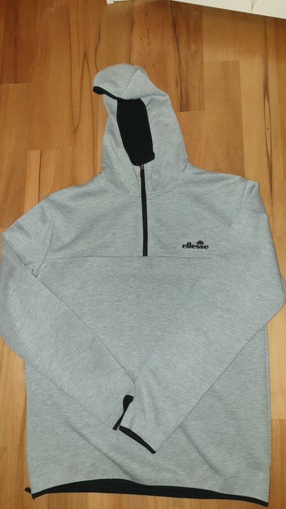 Ellesse, szara bluza softshell, męski S lub młodzieżowy 170/176