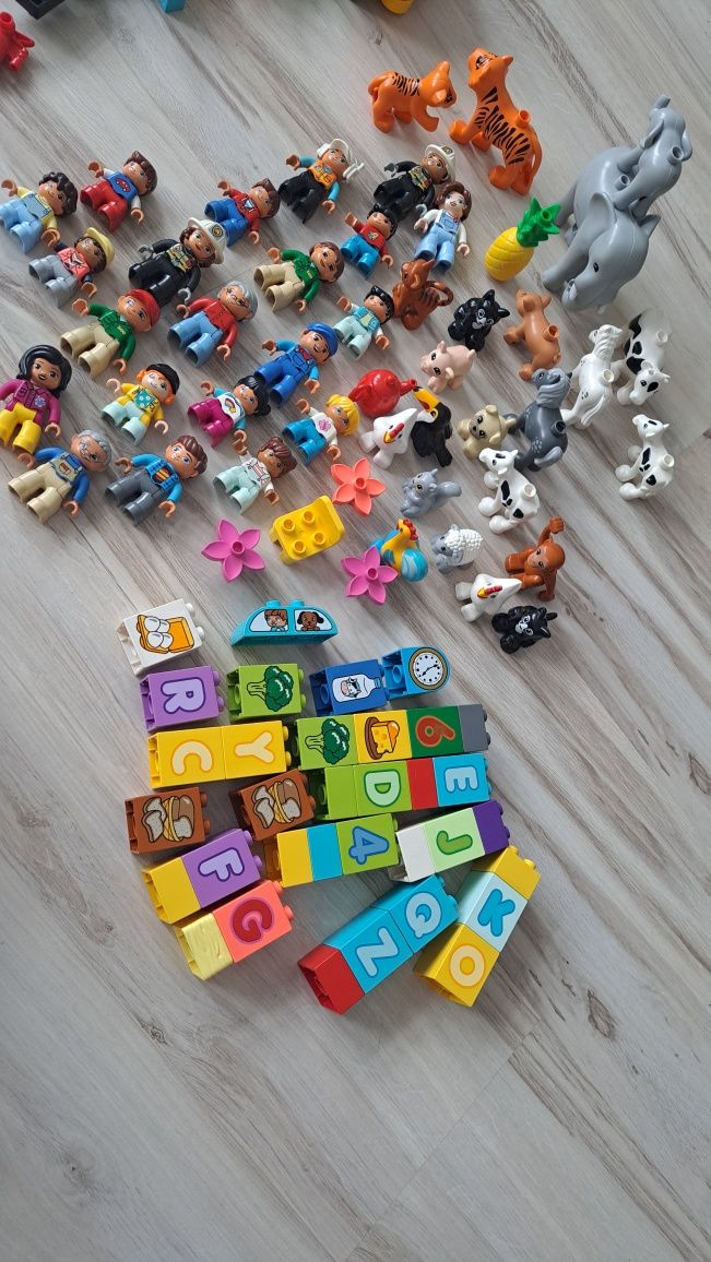 Zestawy Lego Duplo w super cenie, straż pożarna, jungle, kolejka, itd.