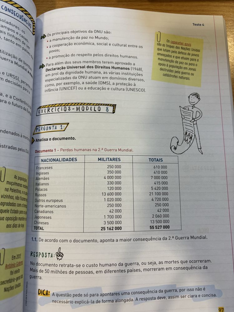 Testes? Estou preparado história 9.° ano