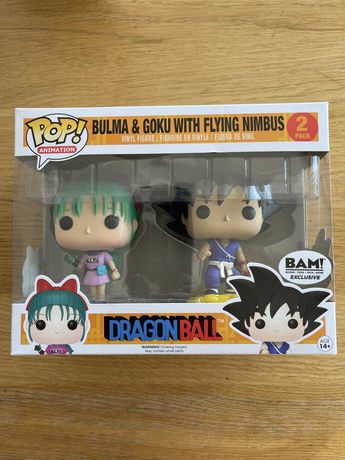 Funko Pop Bulma&Goku with flying nimbus 2 pack