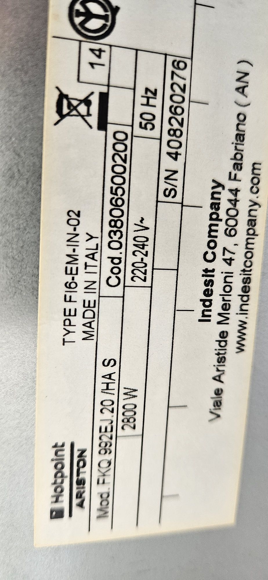 Piekarnik elektryczny Hotpoint-Ariston 992EJ