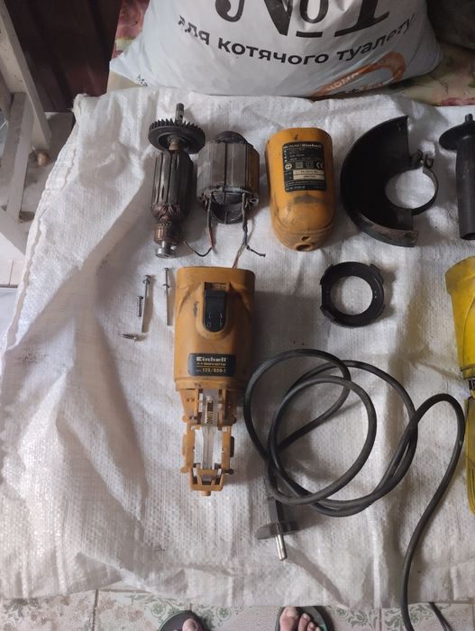 Болгарка Einhell BWS 125/850-1 запчастини