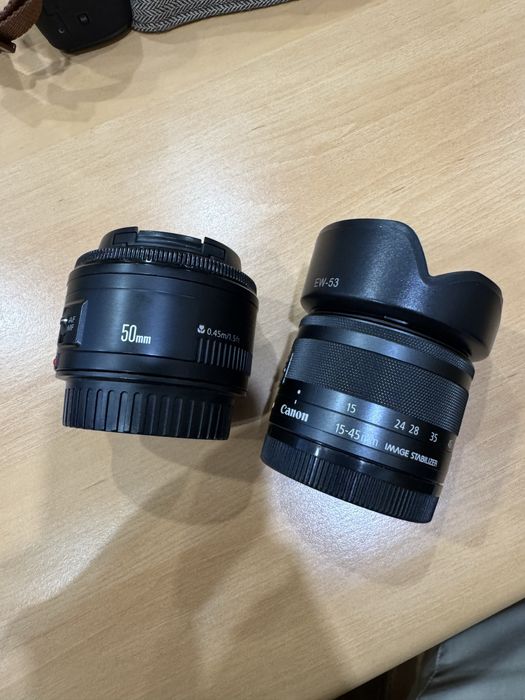 Canon M50 + 3 Lentes + Flash