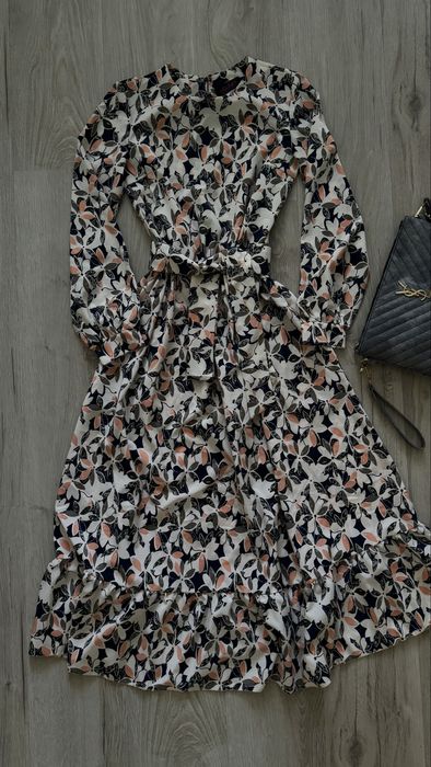 Шелковое платье длинное