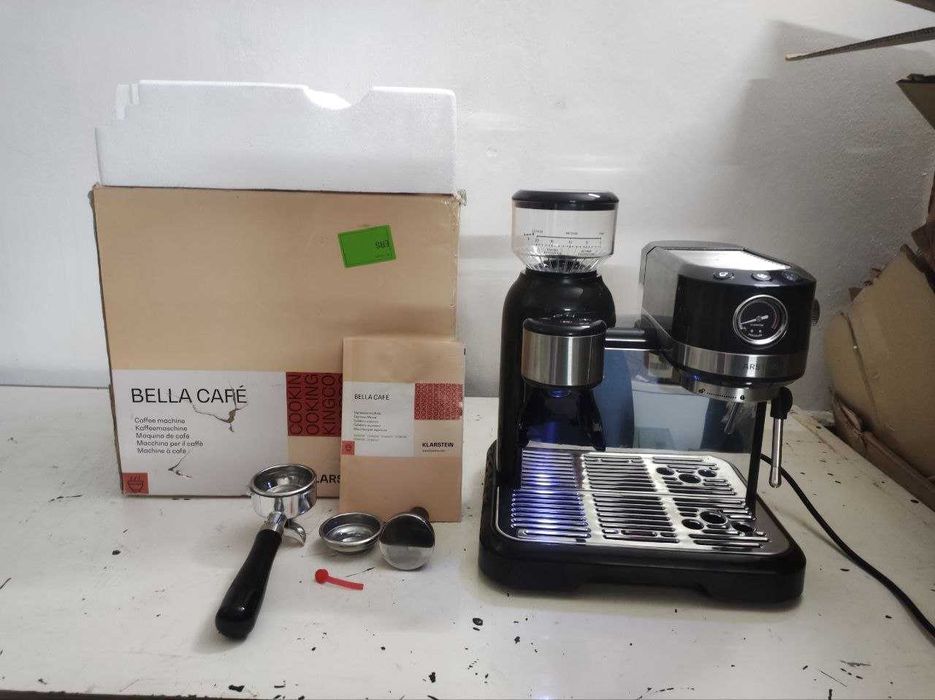 Кофеварка кофемашина кавоварка с кофемолкой Klarstein Bella Café