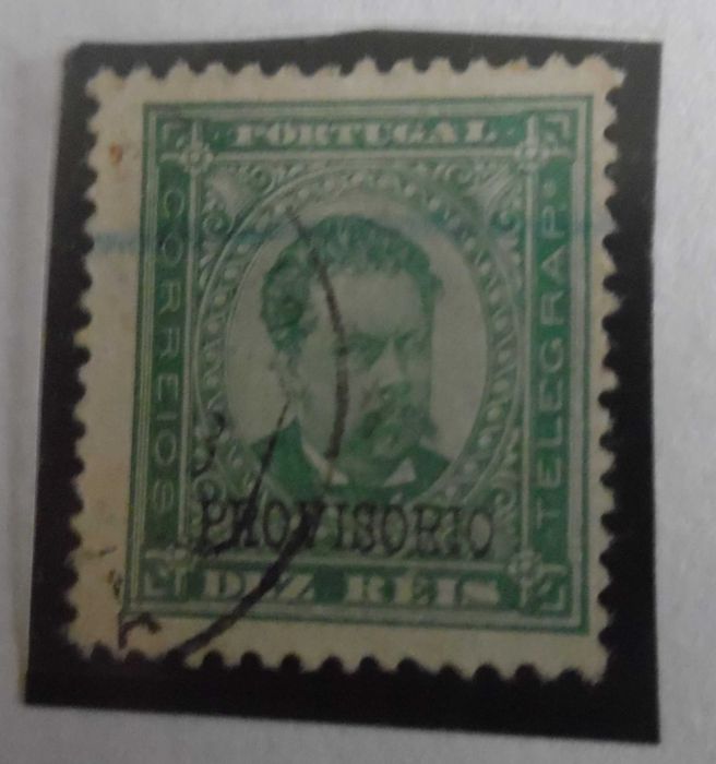 Selos Portugal 1892- D. Luís "PROVISÒRIO" AF. nº 81 usado