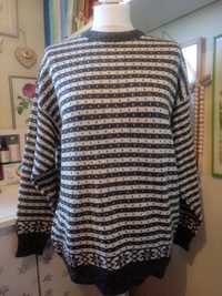 Dwukolorowy pulower w rozmiarze XL/XXL