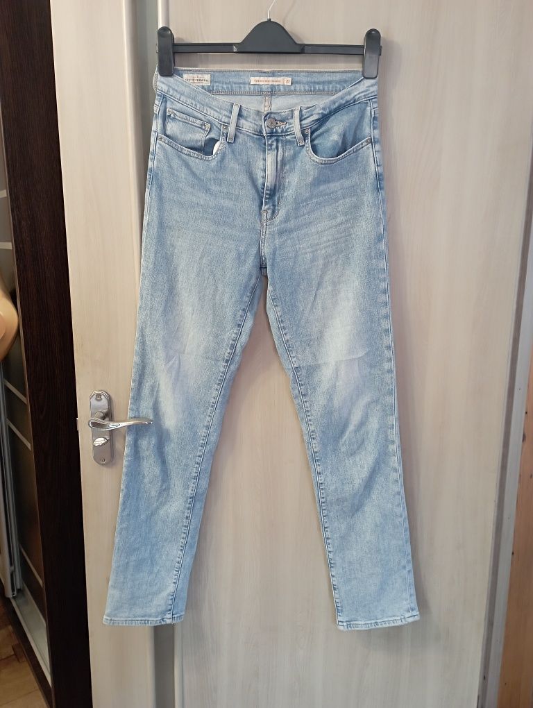 Джинси джинсы levis 424 high rise straight 27 розмір