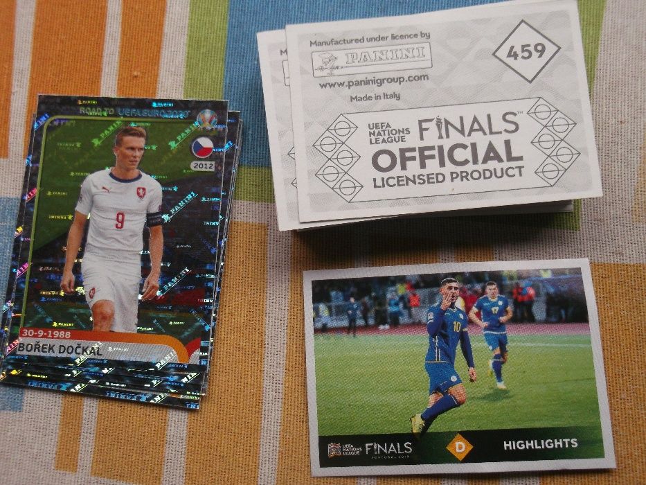 Cromos da Panini EURO 2004 e 2008 e 2012 e 2016