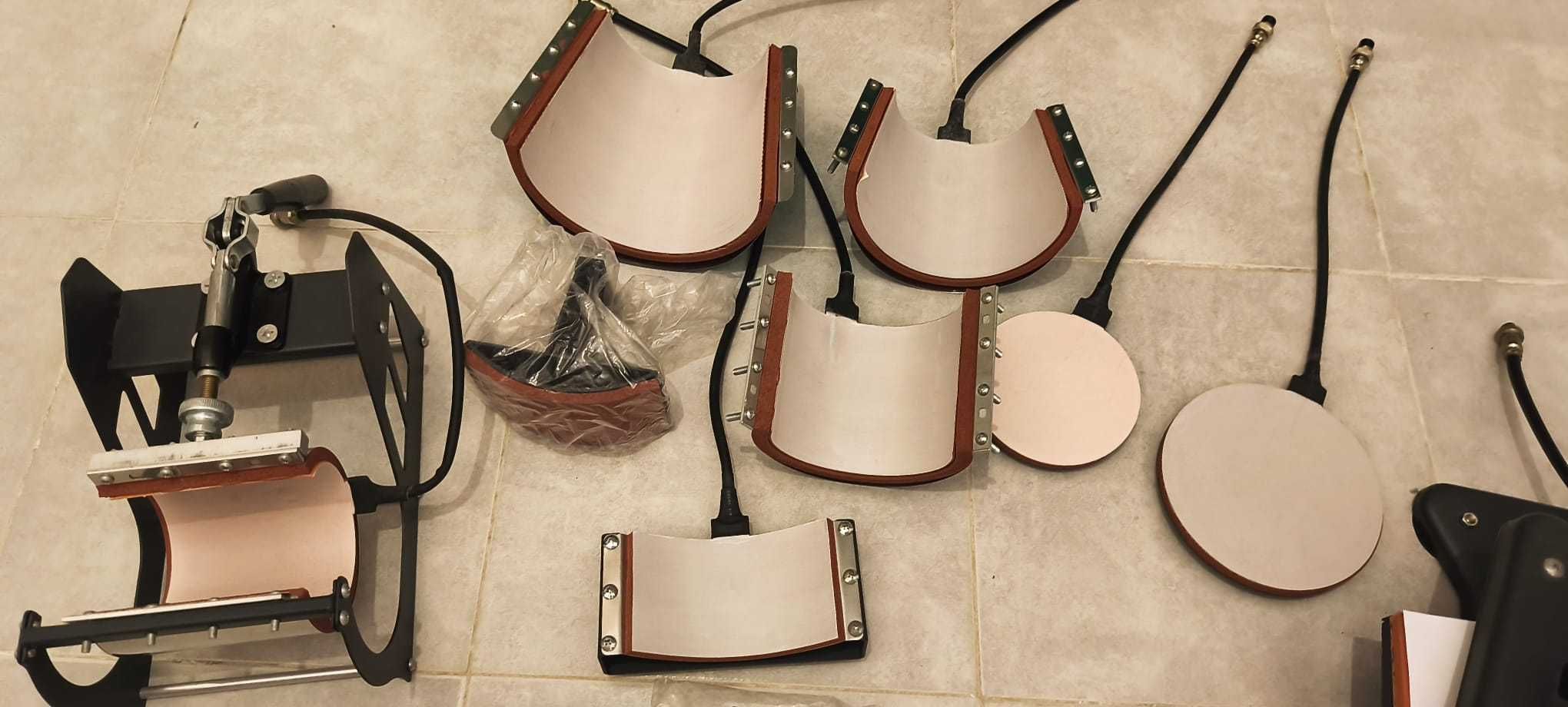 Prensa Térmica Estampagem/Sublimação 8X1 c/Extras