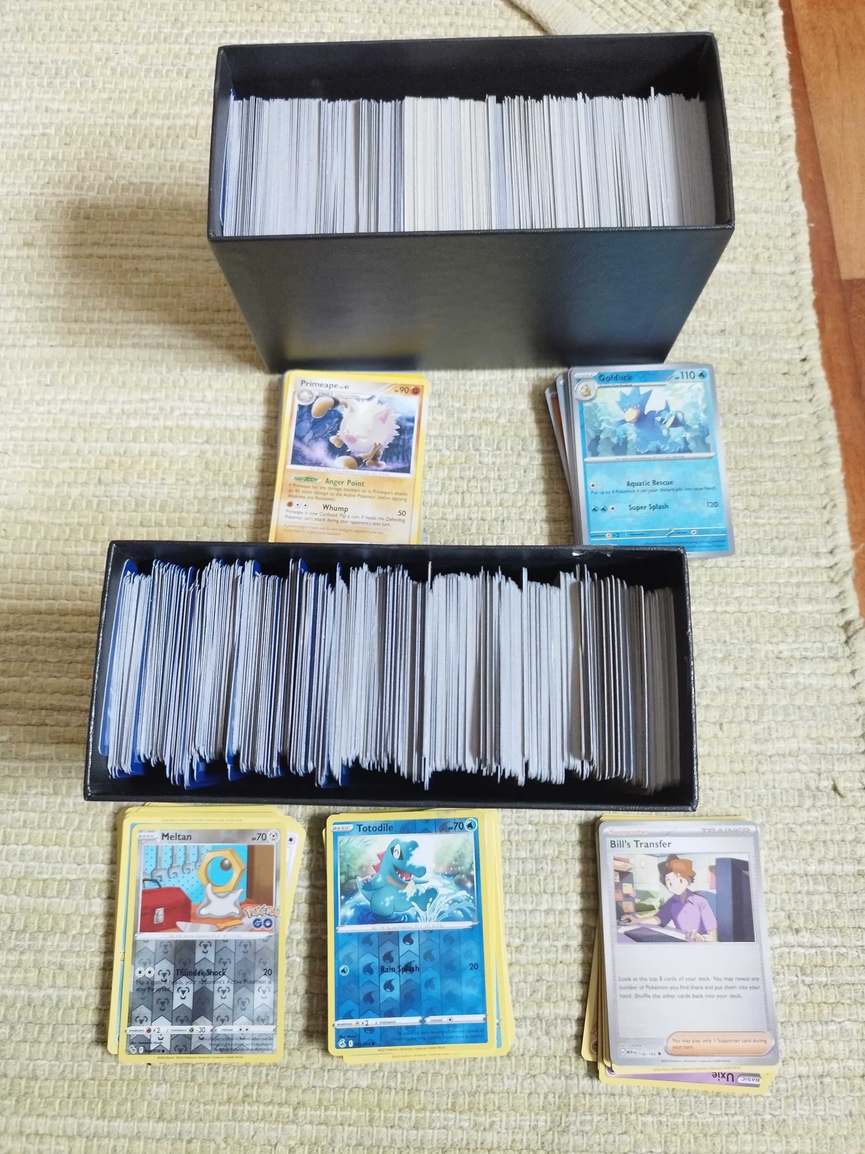 Lote de 1300 cartas Pokémon