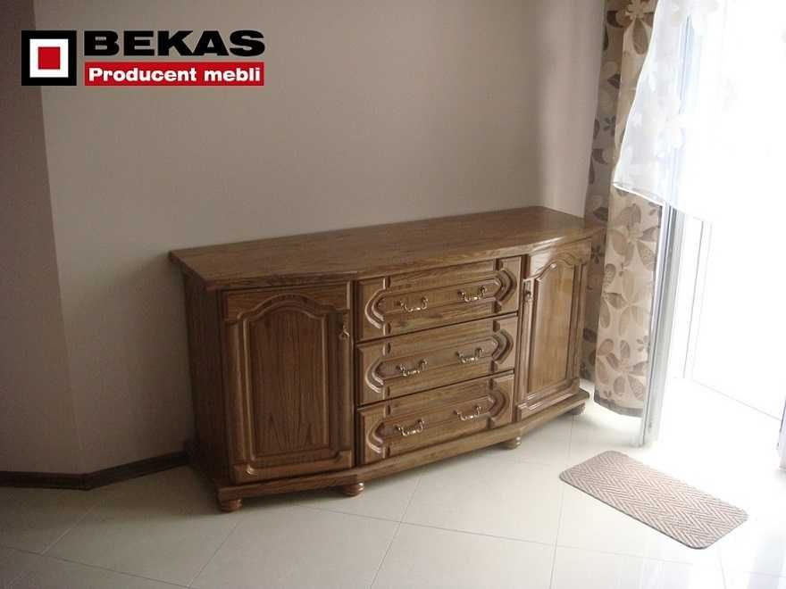 Zestaw Twoje Meble Stylowa RTV 160 Dwie Witryny Narożne BEKAS Producen