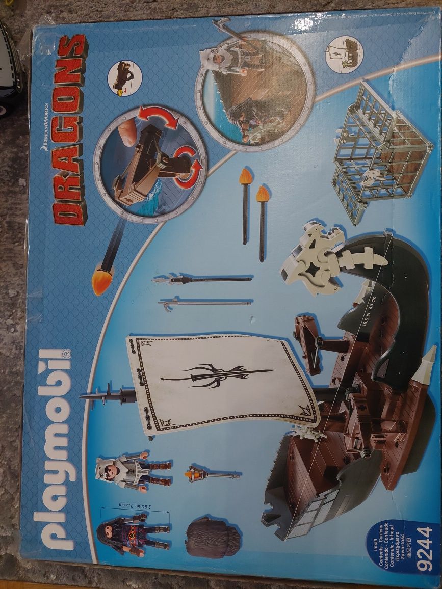 Playmobil 9244 Statek z bajki " Jak wytresować Smoka"
