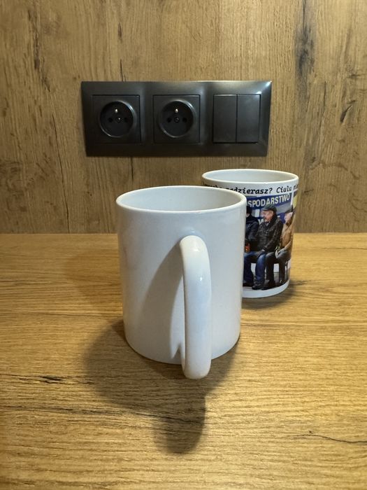 Zestaw 2 kubki ceramiczne z motywem z serialu Ranczo nowe 330 ml