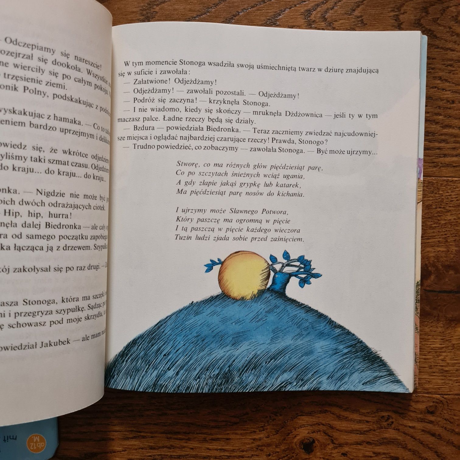 Jakubek I brzoskwinia olbrzymka Roald Dahl 1989