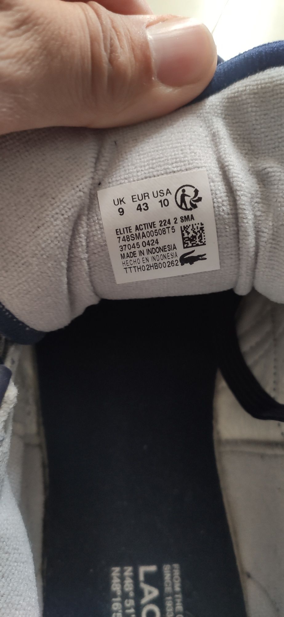 Sapatilhas Lacoste 43