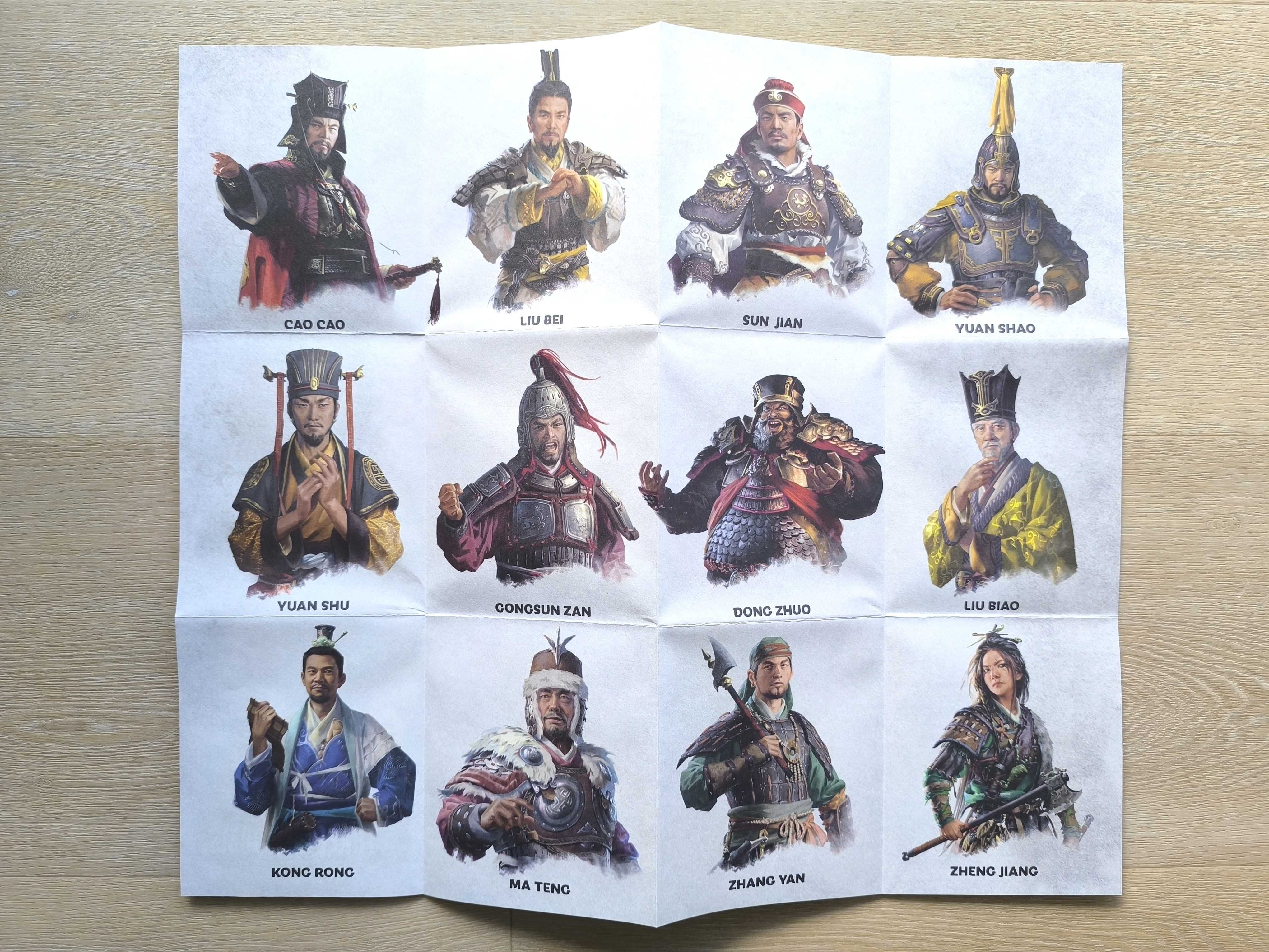 Total War Three Kingdoms - Kolekcjonerska mapa prowincji CHIN / PLAKAT