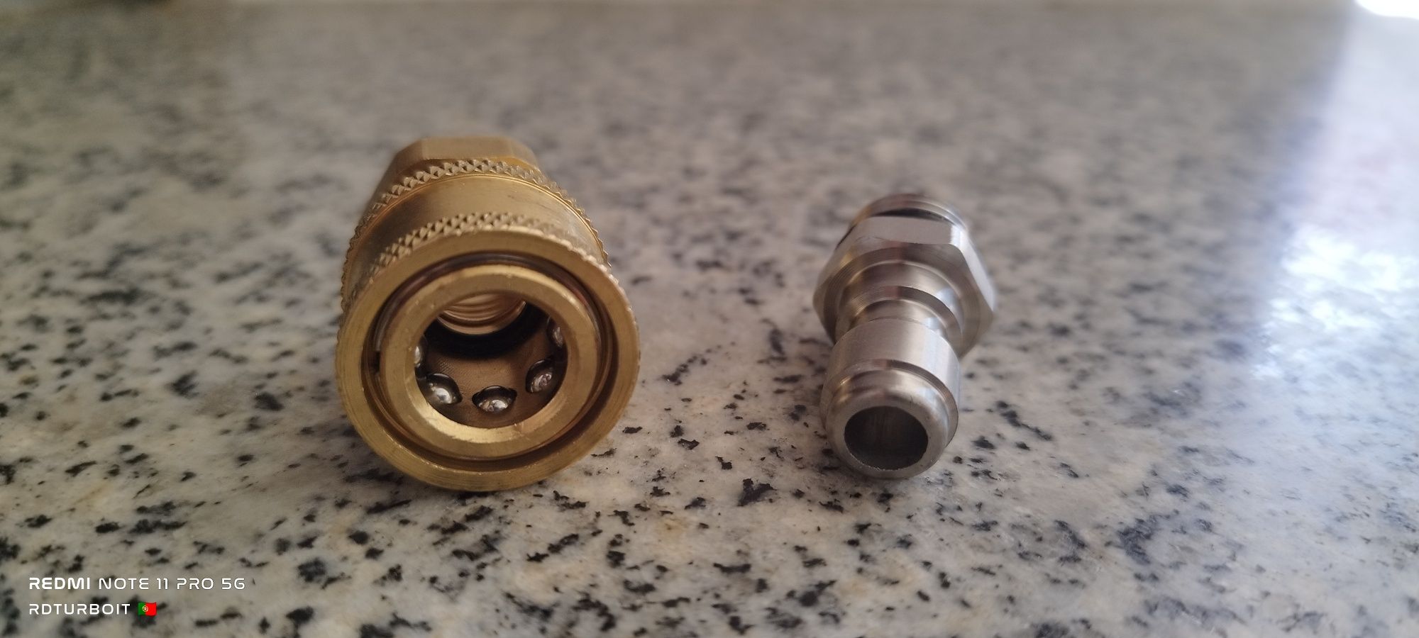 Quick connector para máquinas de lavar de pressão