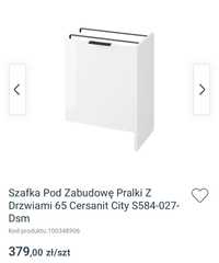 Drzwi pod zabudowę pralki Cersanit NOWE