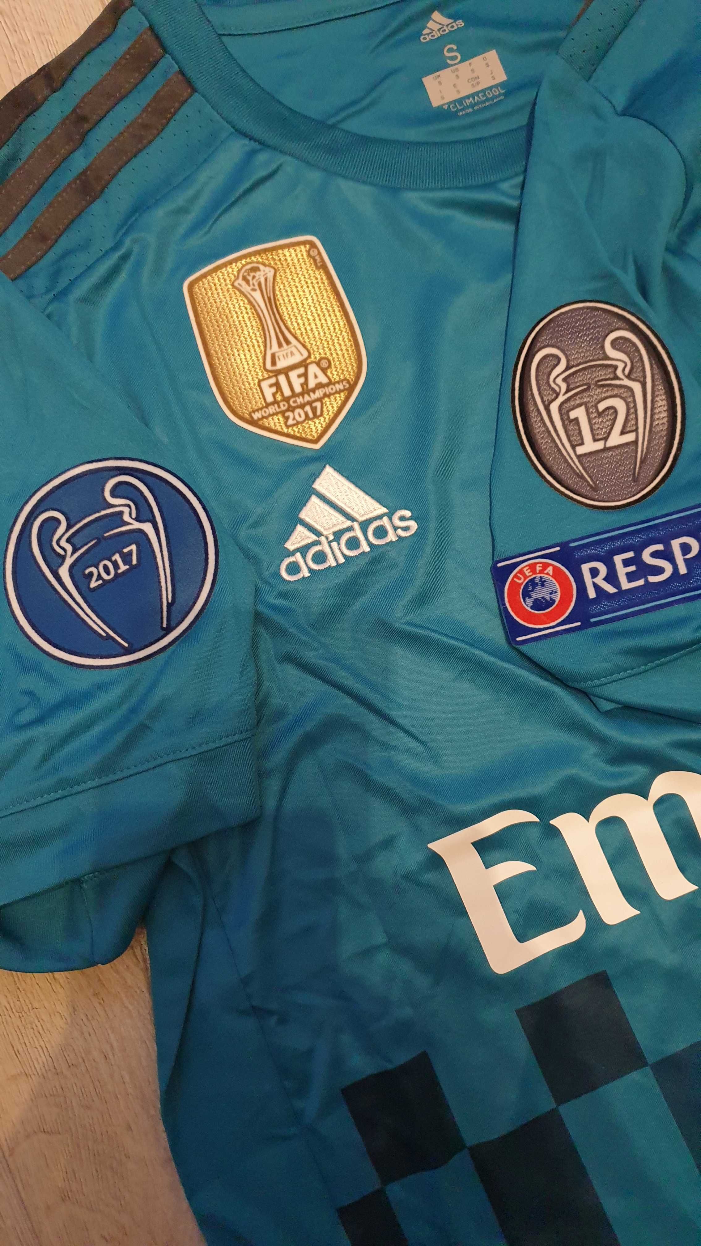 Koszulka Ronaldo Real Madryt 2017/18, Niebieska, Ronaldo 7,  S, M, L