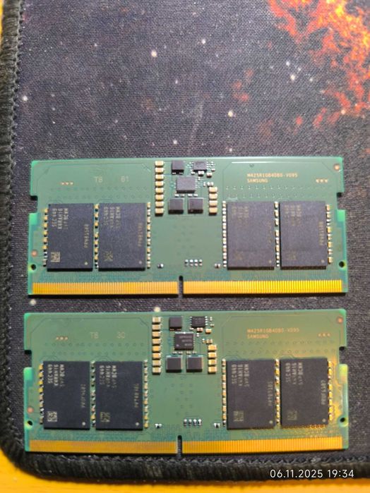Оперативна пам'ять Samsung 16 GB (2x8GB) SO-DIMM DDR5 5600 MHz