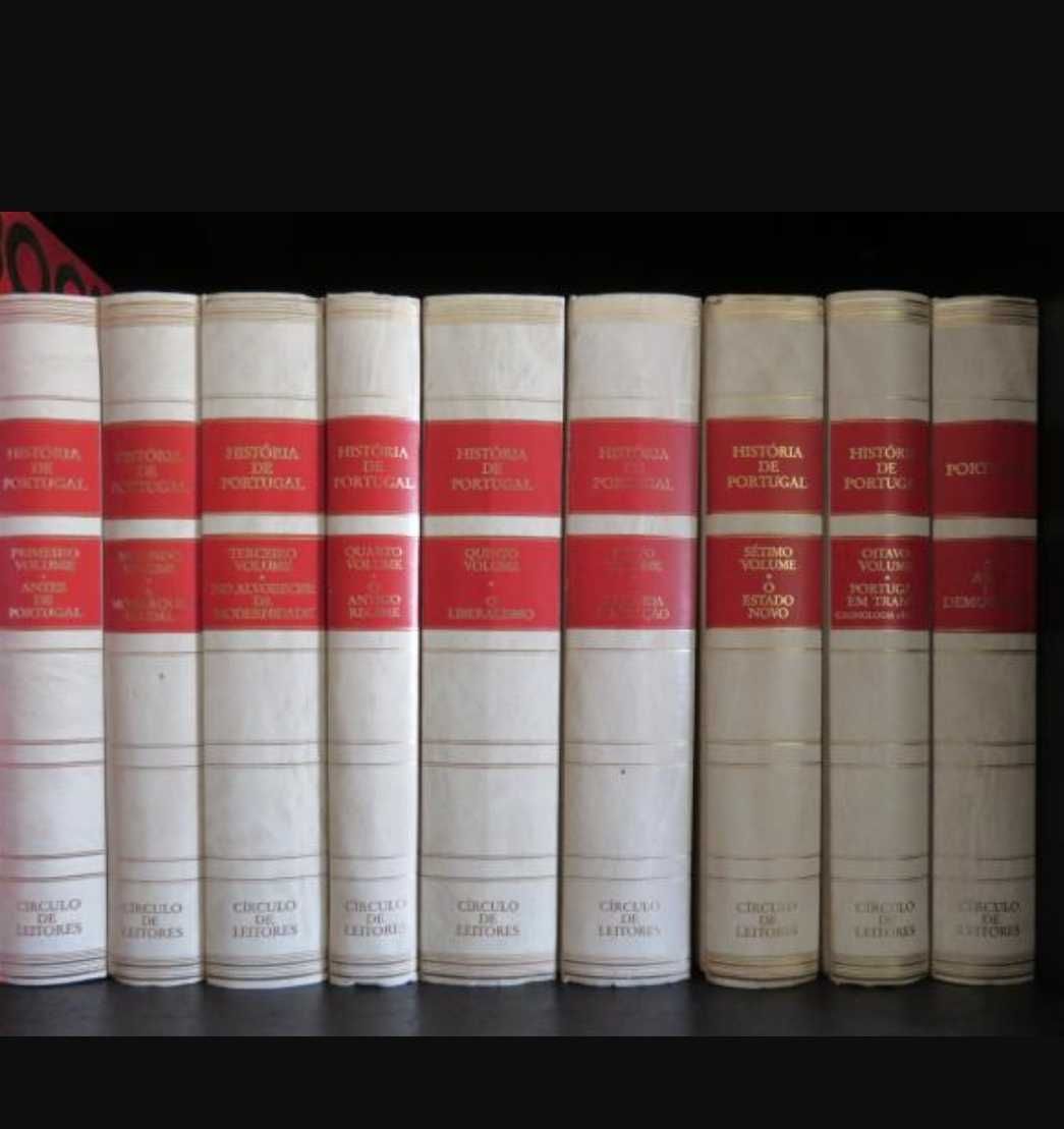 História de Portugal (9 volumes) Livros