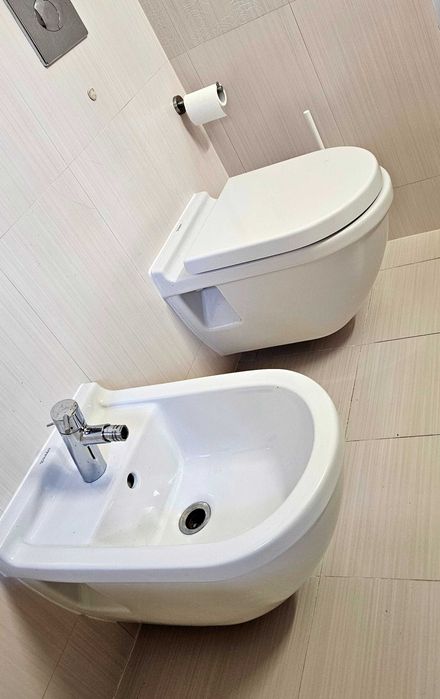 Komplet Duravit - umywalka, wc, bidet