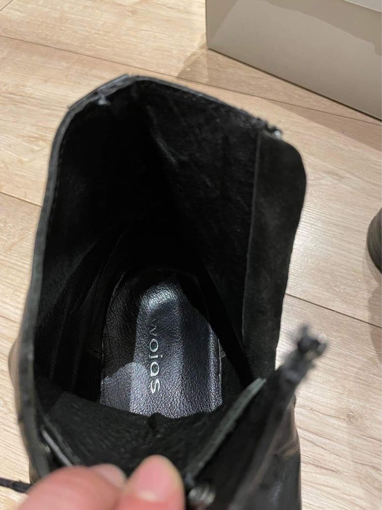 Buty trzewiki WOJAS skórzane