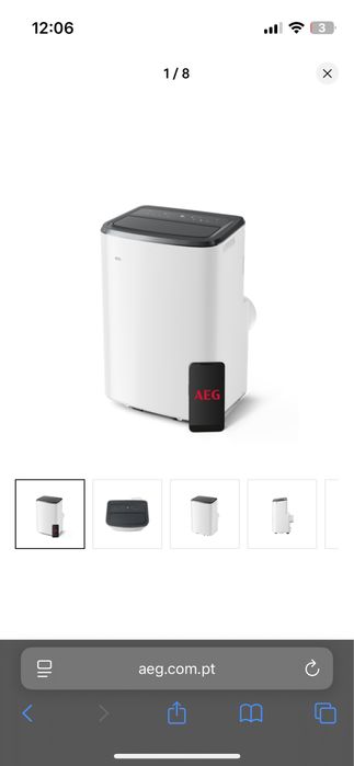 Ar condicionado portátil AEG 6000 Confort