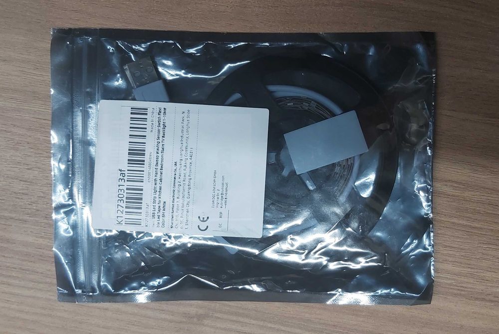 Светодиодная лента 5 вольт от USB с датчиком движения 2 метра