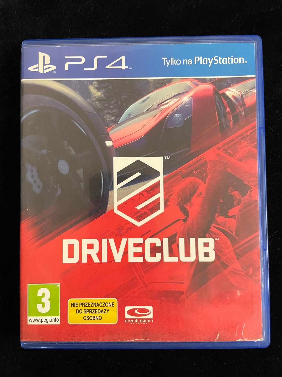 Driveclub PL Gra na PS4 i PS5 po polsku Klasyk w BDB stanie 3xPL