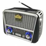 RADIO SOLARNE przenośne retro na akumulator Bluetooth FM AM SW SD USB
