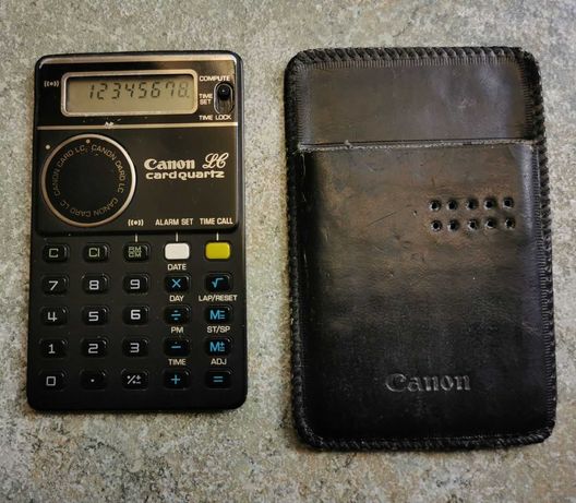 Kalkulator Canon Card LC-61T dla kolekcjonera
