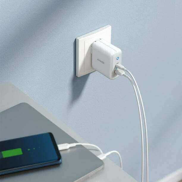 Зарядний пристрій Anker PowerPort II 50W GaN для MacBook iPhone