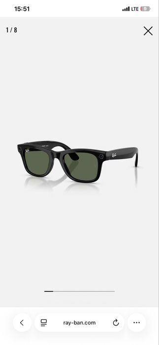Ray-Ban Meta Wayfarer, окуляри з камерою