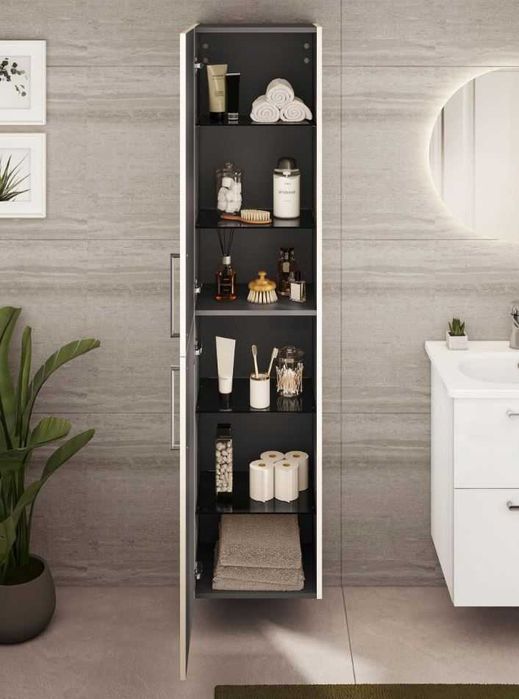 Lakierowana Szafka łazienkowa Połysk Westwing VitrA Bad Orna 180x42x36