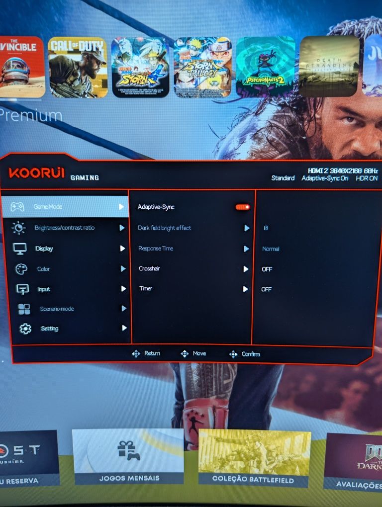 Monitor Gaming Curvo QHD 27 polegadas
