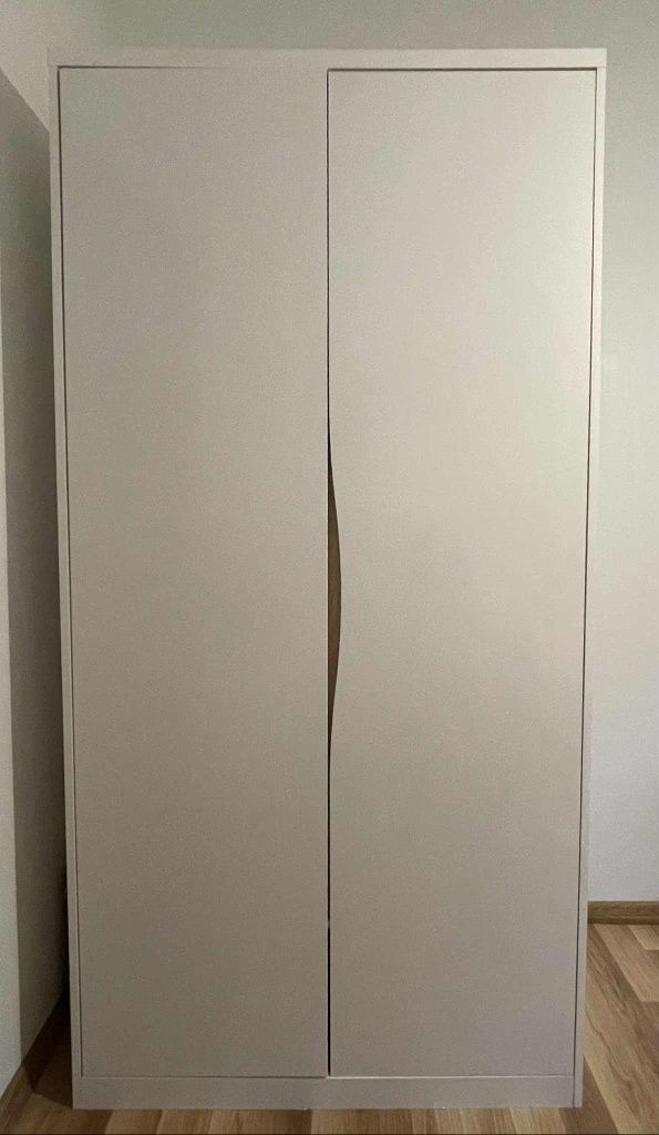 Szafa dwudrzwiowa 100 cm biała BLW