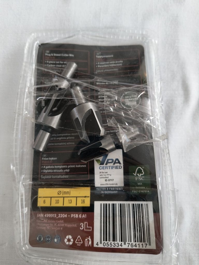 PARKSIDE® Zestaw specjalnych wierteł PSB 6 A1 ze stali do drewna