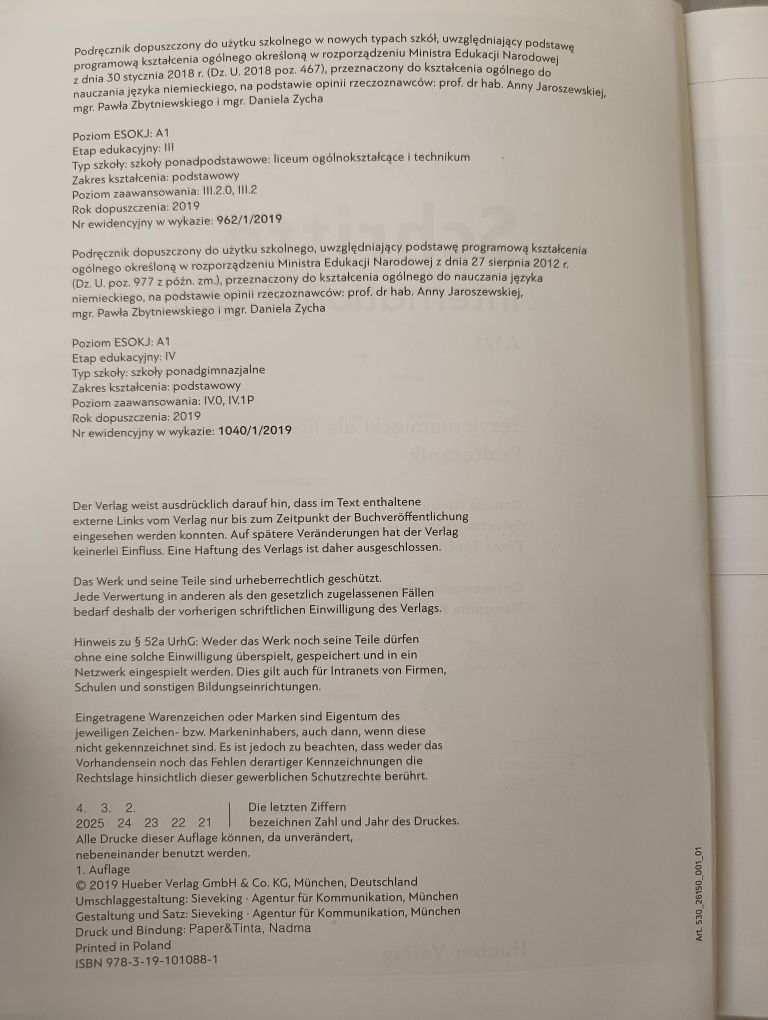 Schritte International 1,  A1.1 , Hueber