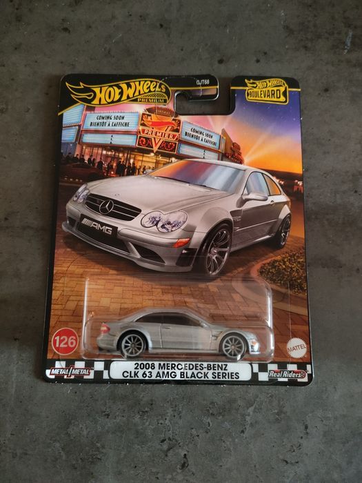2008 Mercedes Benz CLK AMG Black Series C63 Boulevard Hot Wheels Premi